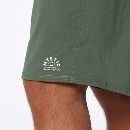 Short de bain Mystic Brand Movement 2023 | Olive foncée 