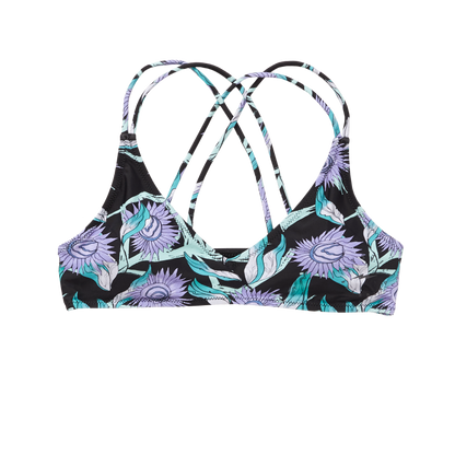 Mystic Flora Bikini Top | Turquoise