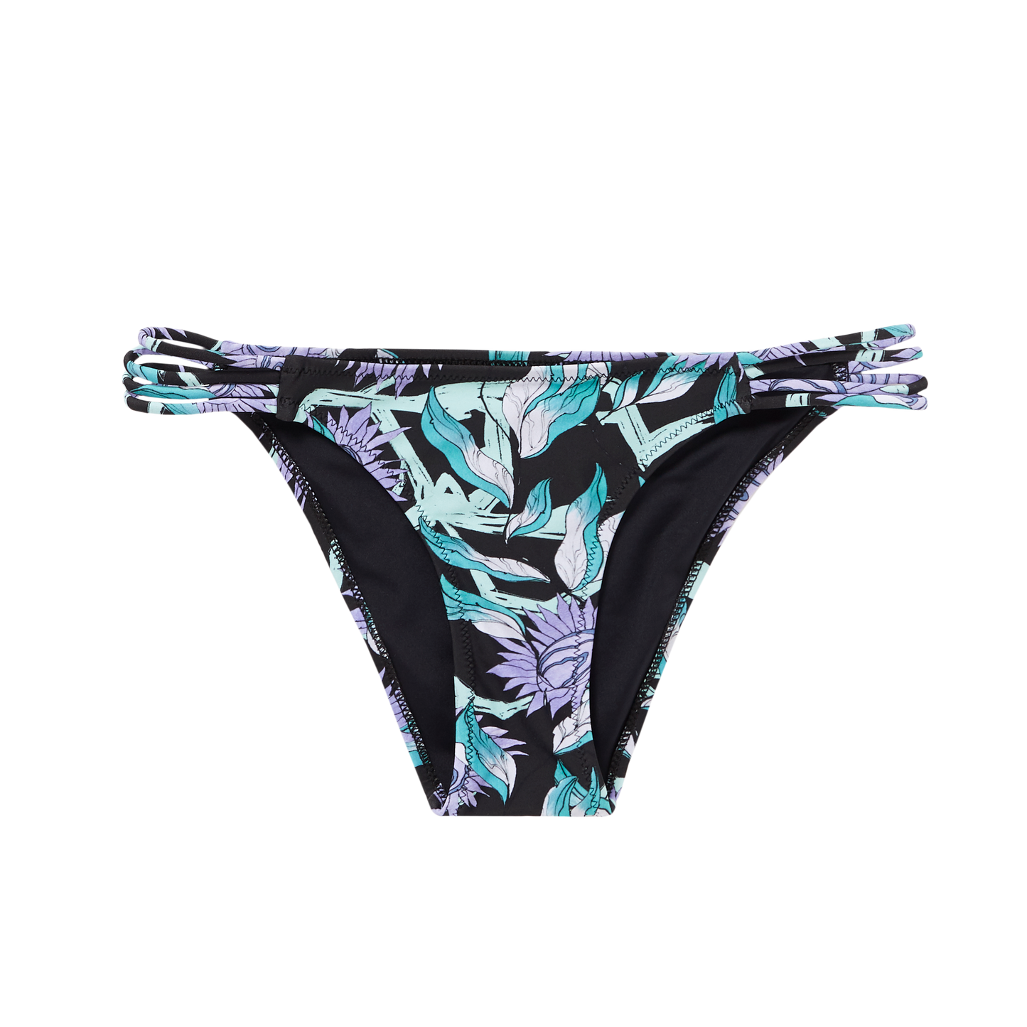 Mystic Flora Bikini Bottom | Turquoise