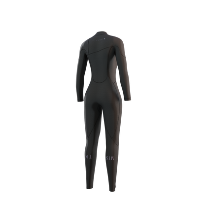 2023 Mystic The One Fullsuit 3/2mm Zipfree Femmes | Noir 