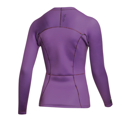 Mystic Lunar L/S Vest Neoprene 2mm Women | Sunset Purple