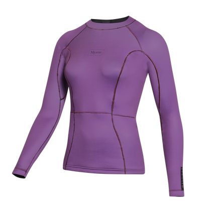 Mystic Lunar L/S Vest Neoprene 2mm Women | Sunset Purple