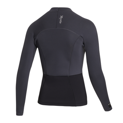 Mystic Lunar L/S Vest Neoprene 2mm Women | Dark Grey