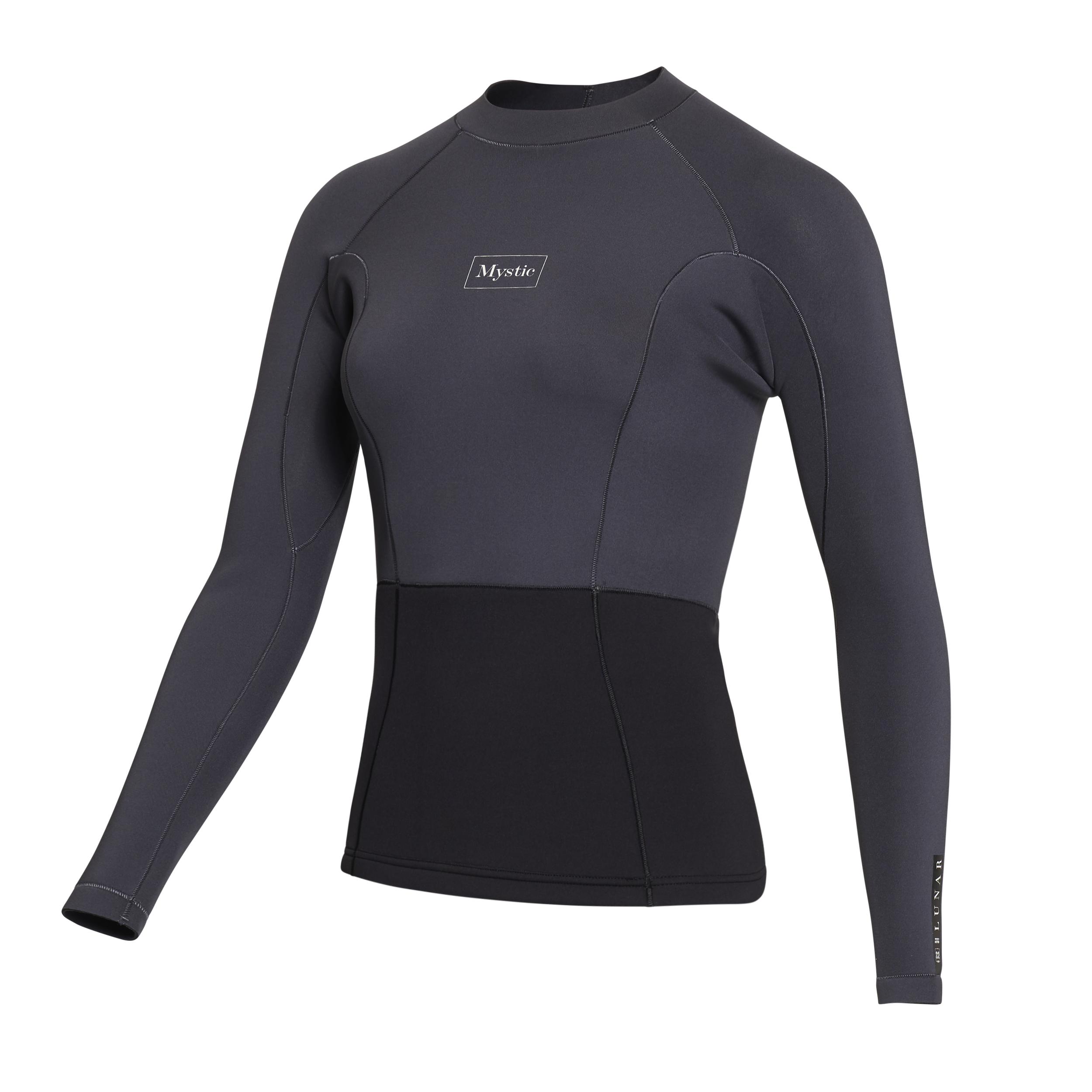 Mystic Lunar L/S Vest Neoprene 2mm Women | Dark Grey