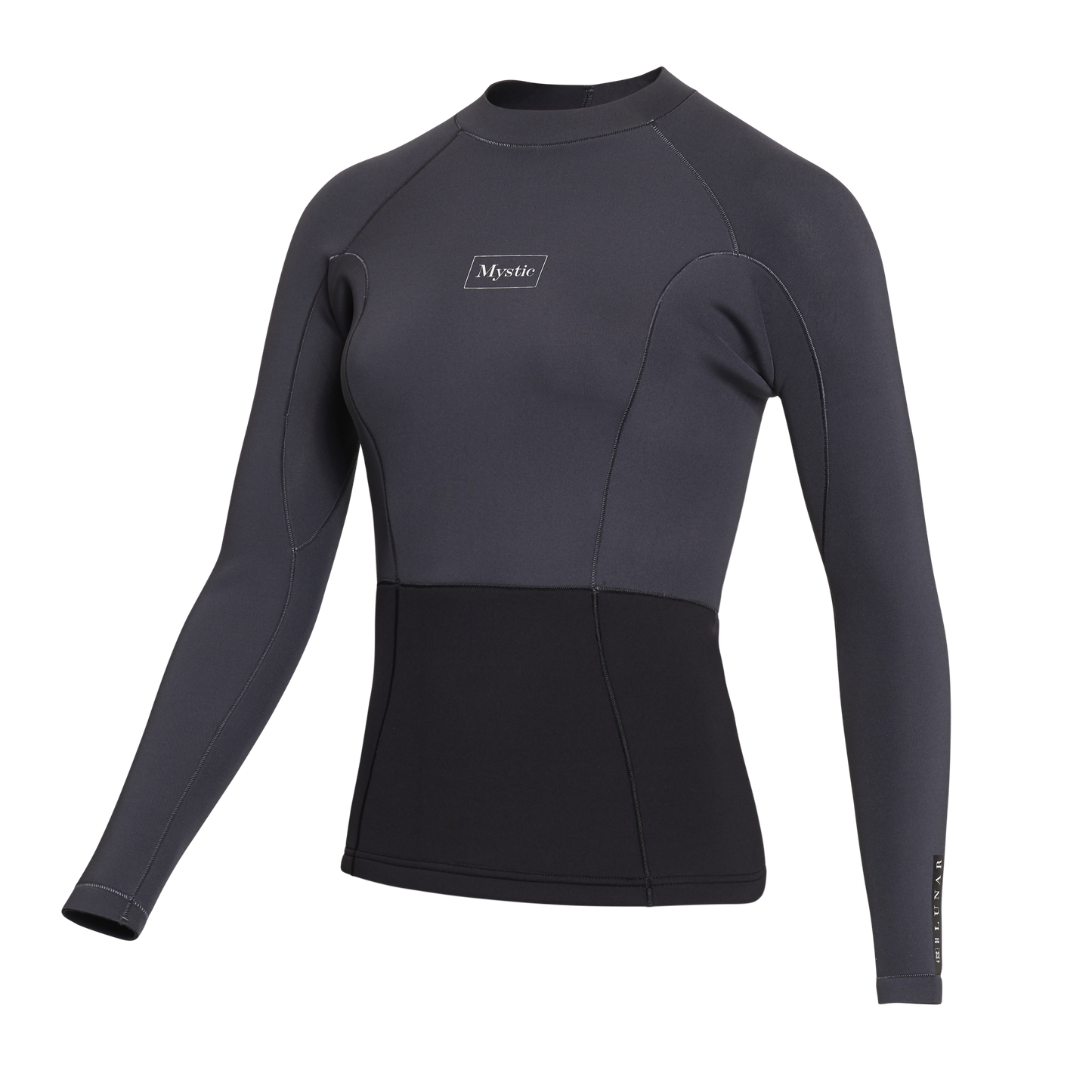 Mystic Lunar L/S Vest Neoprene 2mm Women | Dark Grey