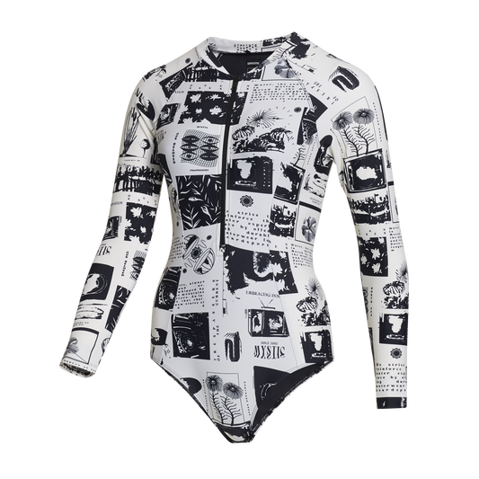 Mystic Jayde L/S Swimsuit | Off White