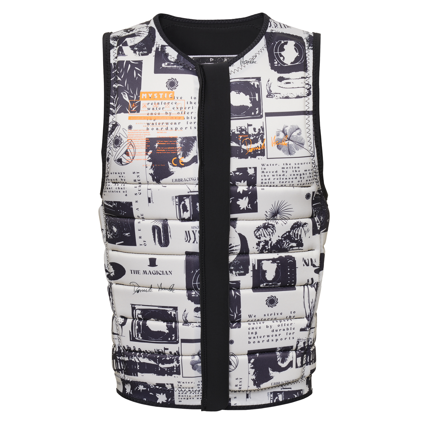 2023 Mystic The Dom Impact Vest Fzip Wake