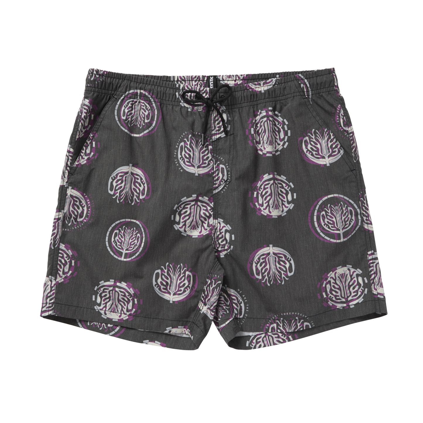 Boardshort de bain Mystic Artwork 2023 | Violet foncé 