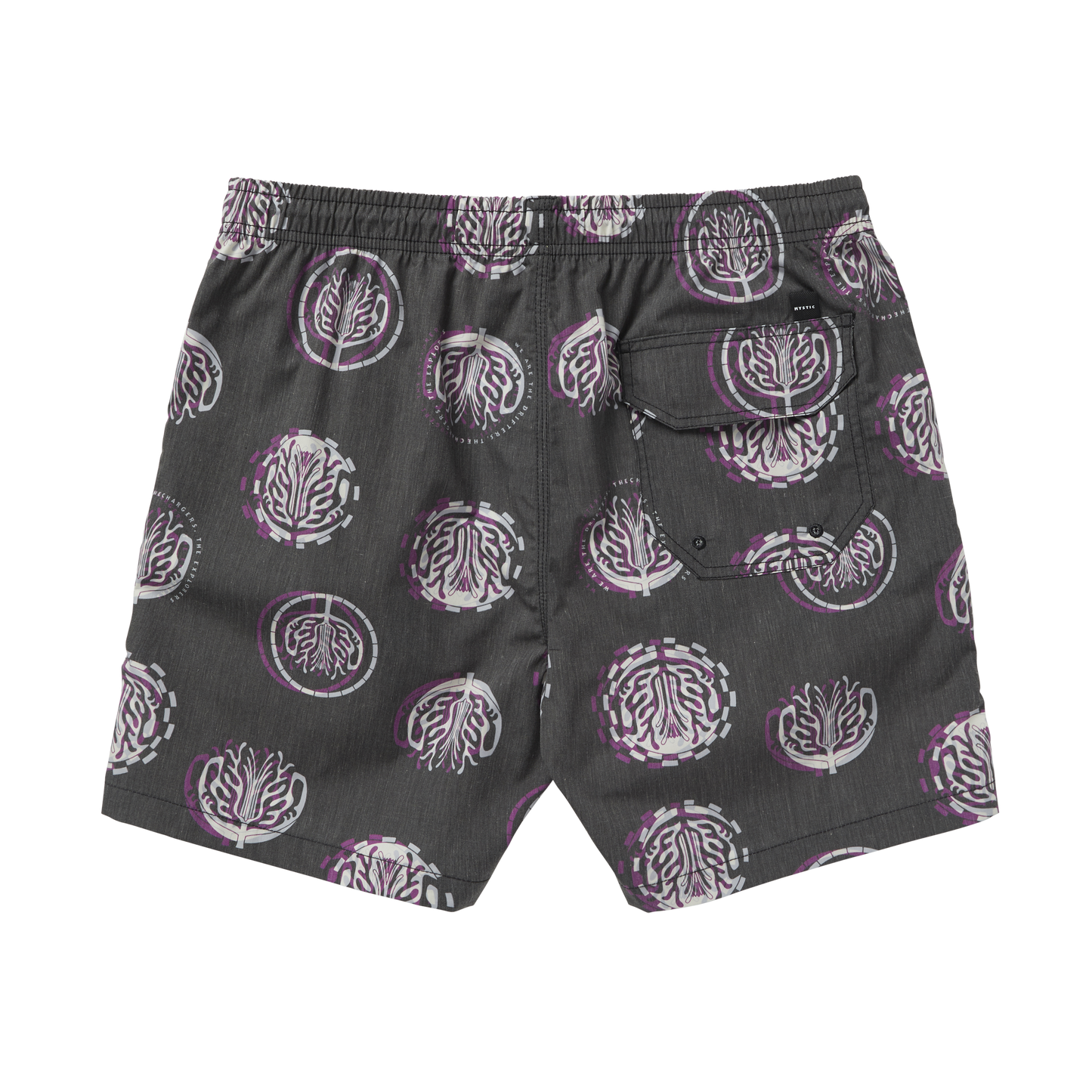 Boardshort de bain Mystic Artwork 2023 | Violet foncé 