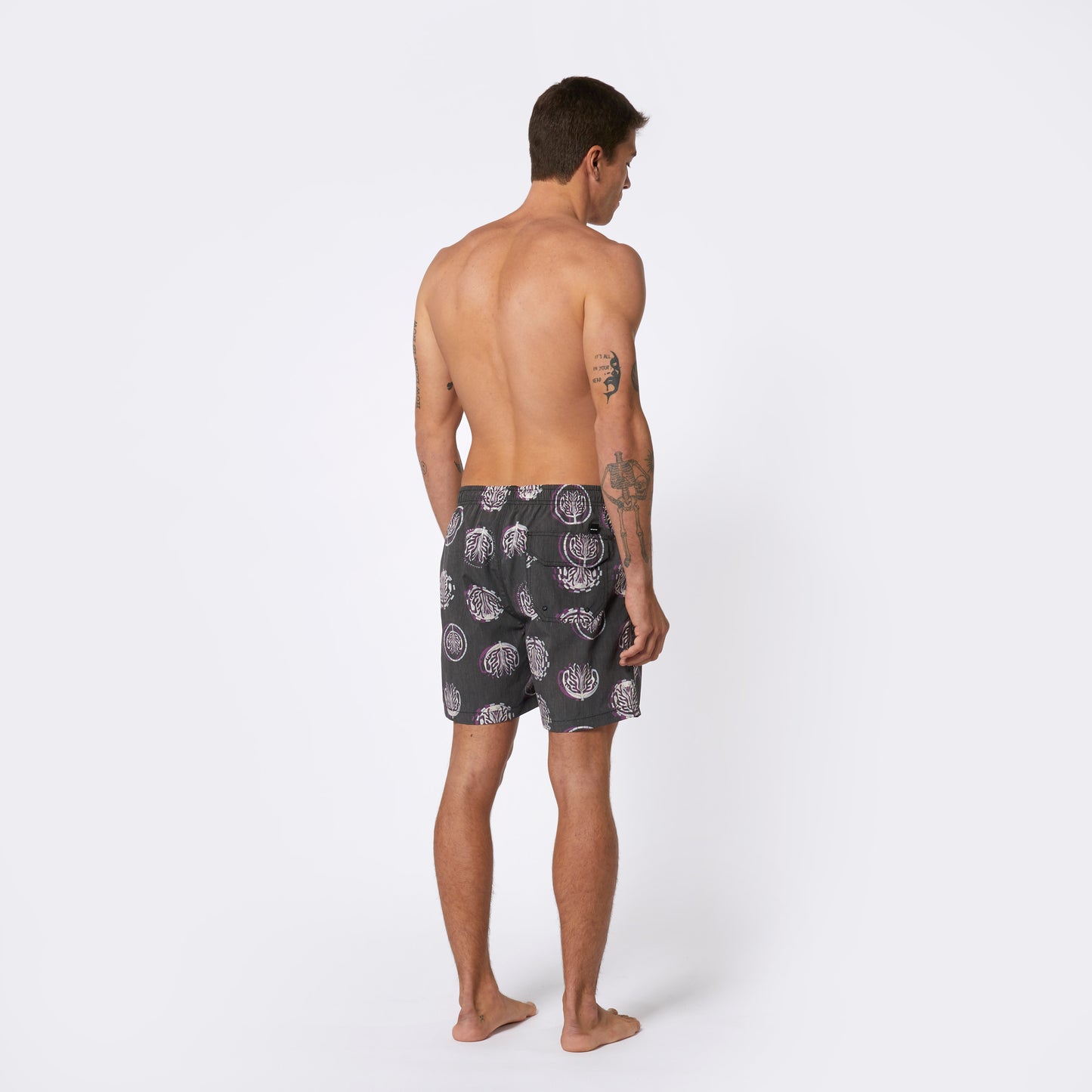 Boardshort de bain Mystic Artwork 2023 | Violet foncé 