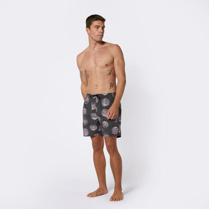 Boardshort de bain Mystic Artwork 2023 | Violet foncé 