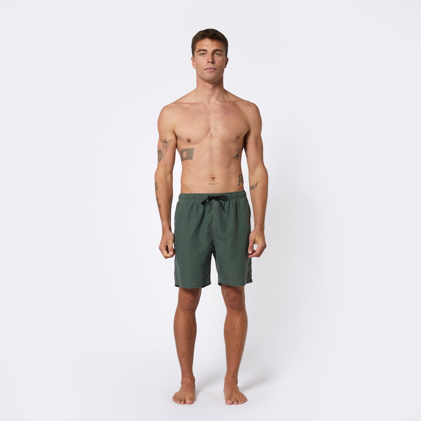 Mystic Brand Swim Boardshort | Dark Olive