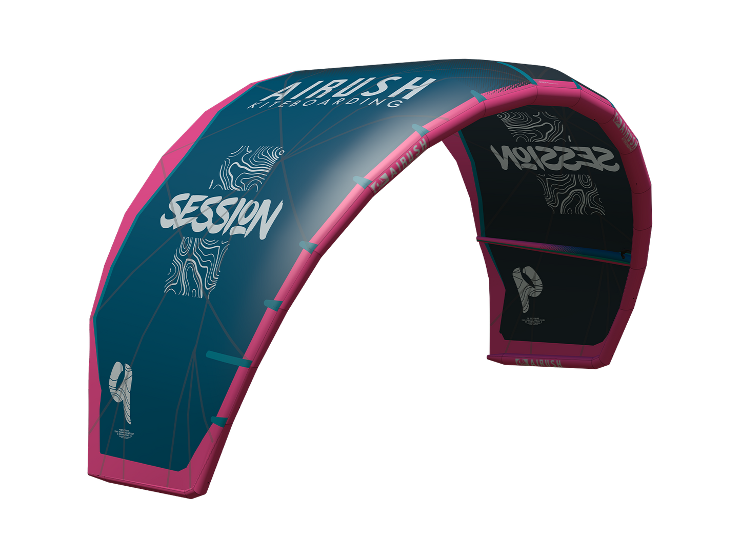 2022 Airush SESSION Teal and Pink