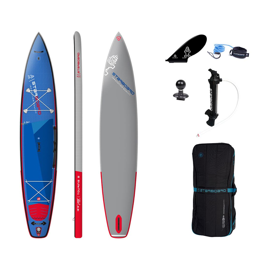 2022 SUP Gonflable TRIBORD 12'6" X 28" Touring S DLX | Chambre Unique