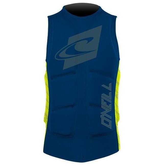 O'NEILL Gooru padded wake vest - deepsea/lime