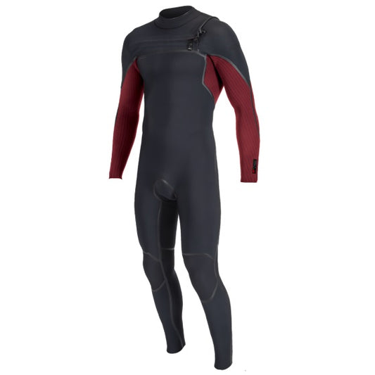 Combinaison intégrale O'NEILL Hyperfreak FIRE 4/3+ Chest Zip NOIR/ROUGE