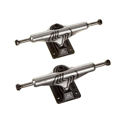 SILVER M-CLS Hollow Raw black gloss Truck  8.25" (x1)