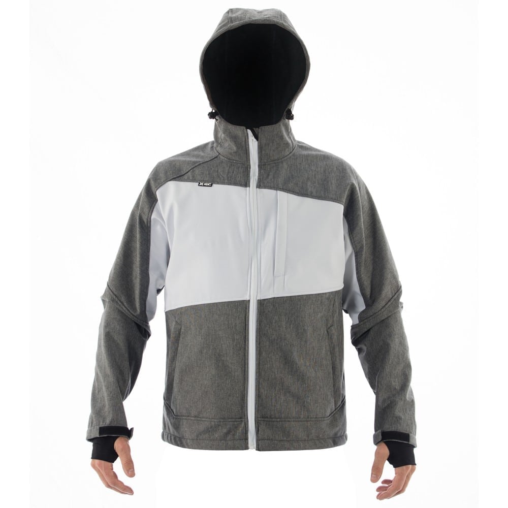 KDC Jacket Softshell Windbreak HeatherWhite