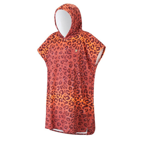 AFTER  -  Poncho, Leopard Dark Brown