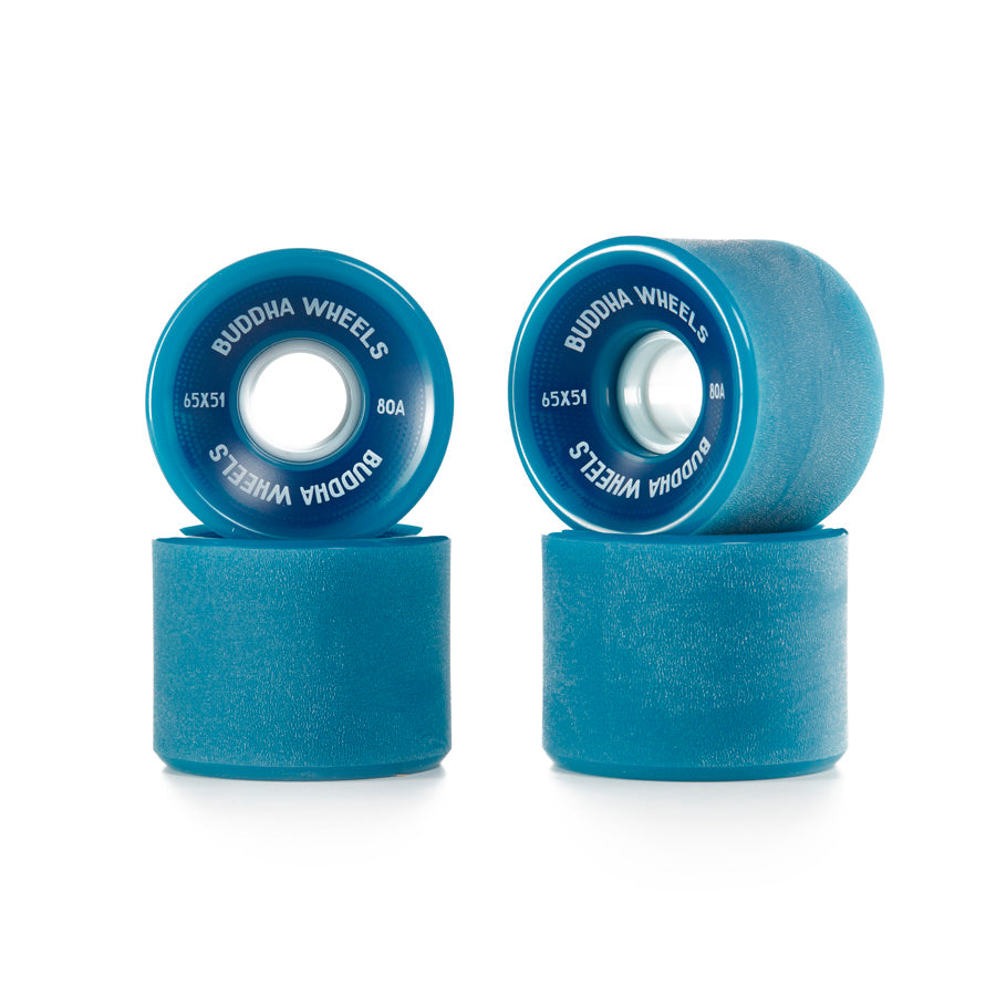 ROUES HYDROPONIQUES TRICKY - 03 Bleu 65MM 80A (jeu de 4)