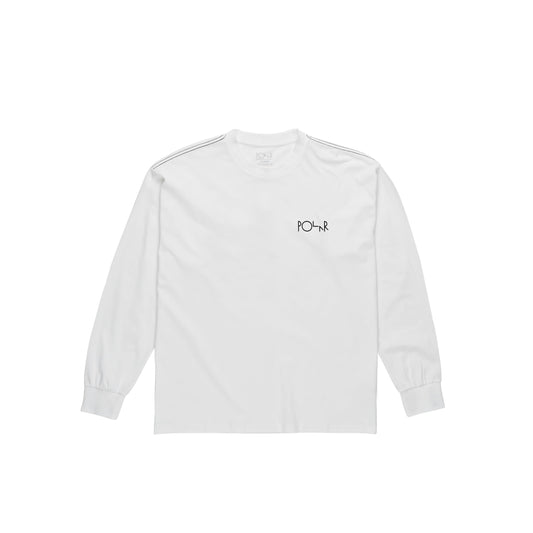 POLAR Contrast longsleeve Tee - White