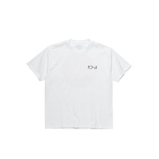 POLAR TK Fill Logo Tee - WHITE
