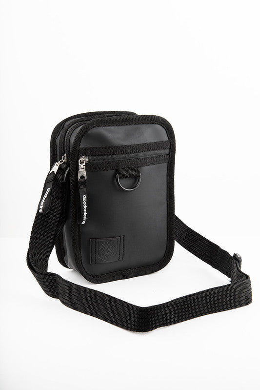 Monochrome Gadget Shoulder Bag Black