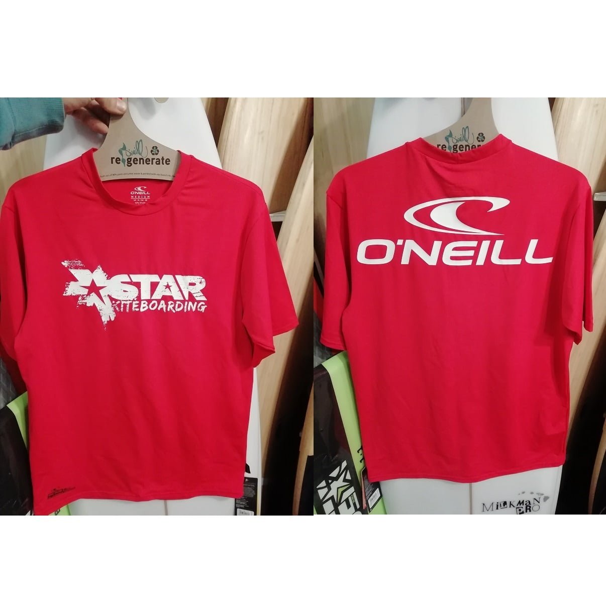 O'NEILL & Starkite Rash vest S/S RED