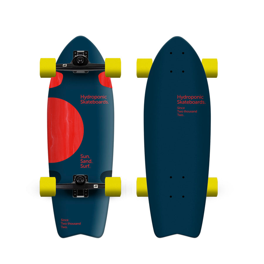 HYDROPONIC-Surf Complete Surfskate FISH 28" - 02 Lunar Navy/Red