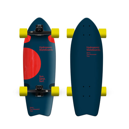 HYDROPONIC-Surf Complete Surfskate FISH 28" - 02 Lunar Navy/Red
