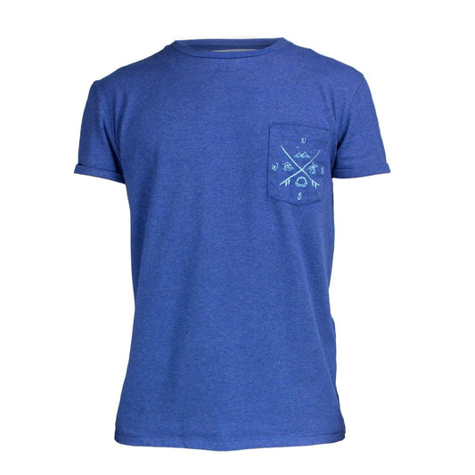 SHAK &amp; KAI Belharra Tee - Sweat Blue