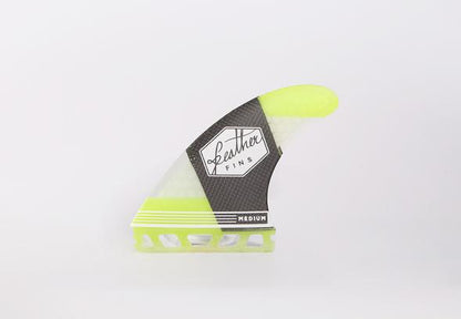 Feather Fins Carbonflex Single Tab Yellow Small (55-70Kg)