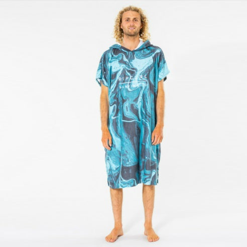 Rip Curl Mix Up Hooded Towel Ctwbg9 - Pacific Blue