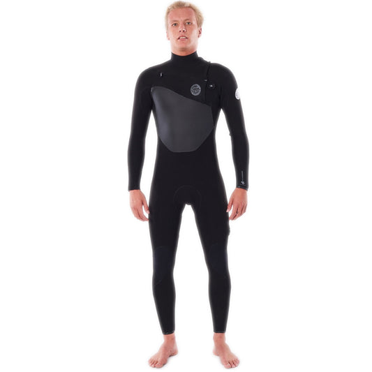 Rip Curl Flashbomb 5/3 C/Zip Stmr Wetsuit 2022 Wstydf - Black (E6)