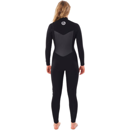 RIPCURL Combinaison Flashbomb 5/3 avec fermeture éclair sur la poitrine pour femme Wstygg (E6)