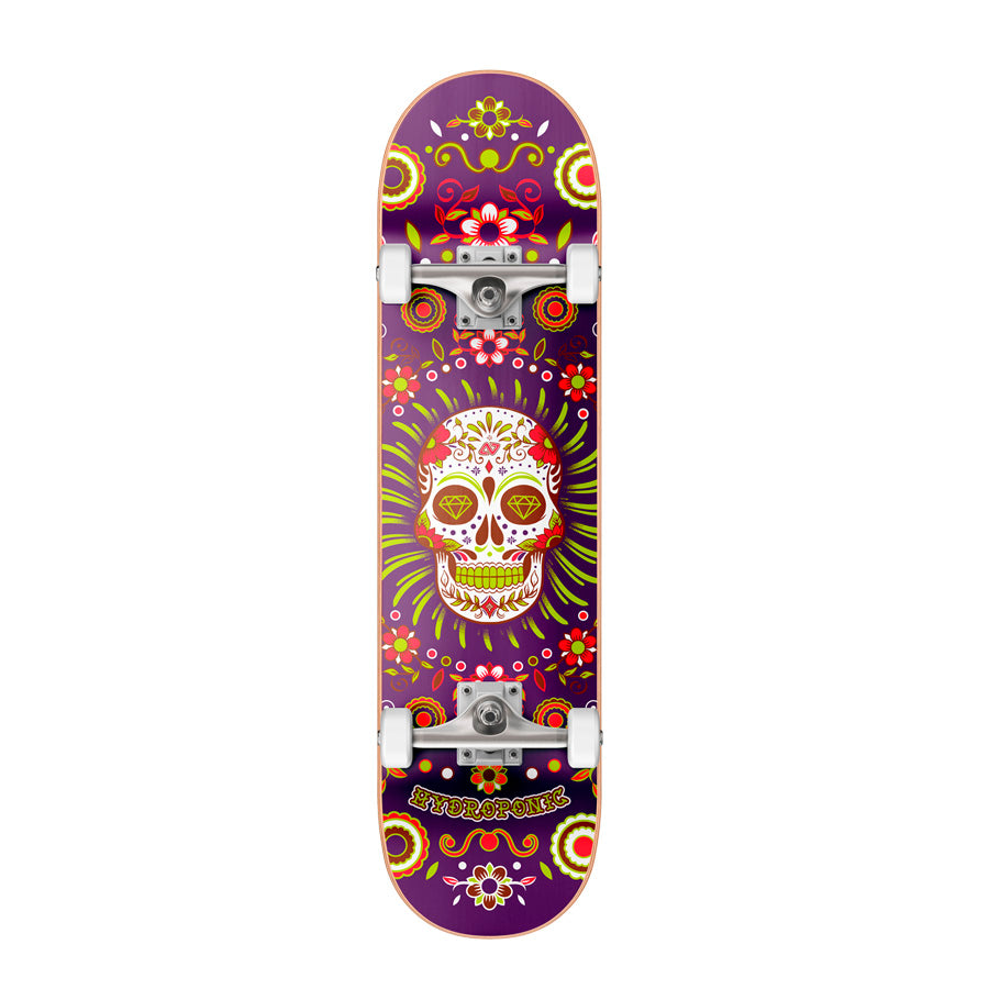 HYDROPONIC Complete skateboard MEXICAN CO - 04 | Purple Skull