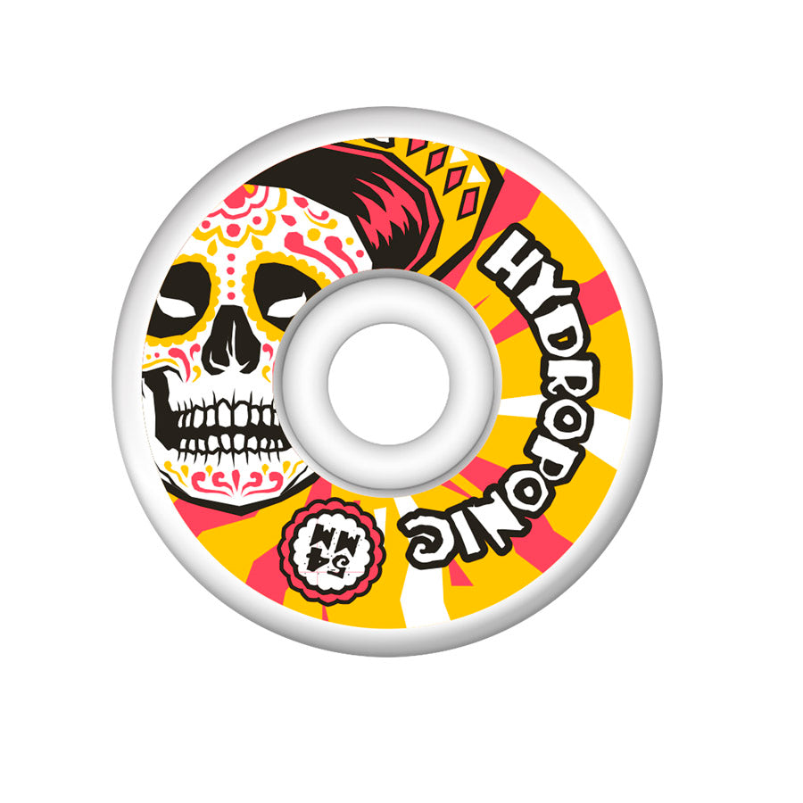 Roues de skateboard HYDROPONIC MEXICAN SKULL 2.0 - 03 Orange 54mm - 100A 