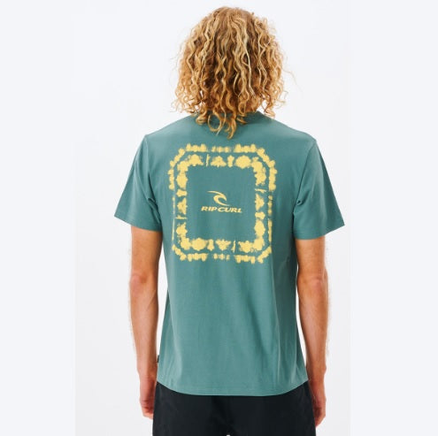 Rip Curl Medina Icon Tee Blue Stone 022Mte