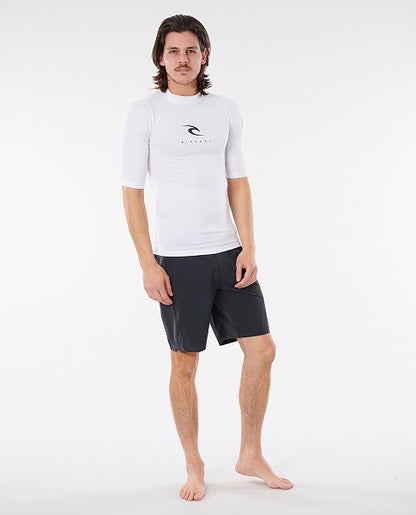 RIPCURL Corps T-shirt UV à manches courtes blanc 12JMRV