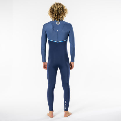 Rip Curl Flashbomb 4/3 Zip Free Wetsuit Wsmysf - Blue (E6)