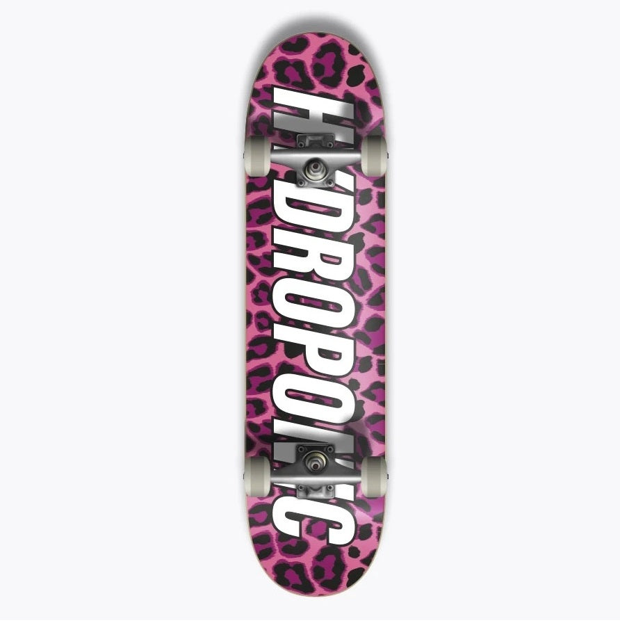 HYDROPONIC-Complete Skateboard Leopard Magenta