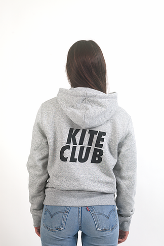 KTSRF Heather Grey Hoodie - Kite Club (Unisex)