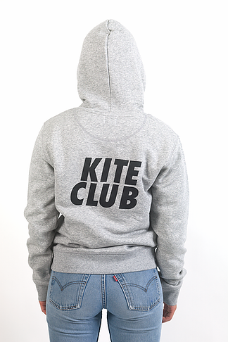 KTSRF Heather Grey Hoodie - Kite Club (Unisex)