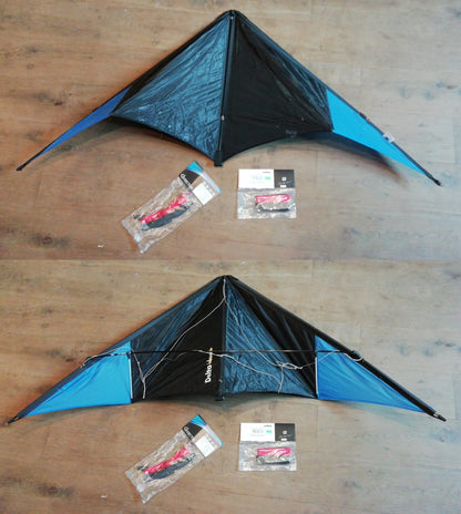 HQ DELTA HAWK acrobatic kite RTF 160x66cm | USED / GRADE A