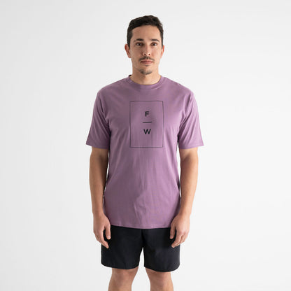 T-shirt pour hommes Follow FW 2022 - Prune