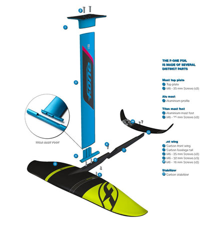 Pièces de pied de mât F-one Titan 2020