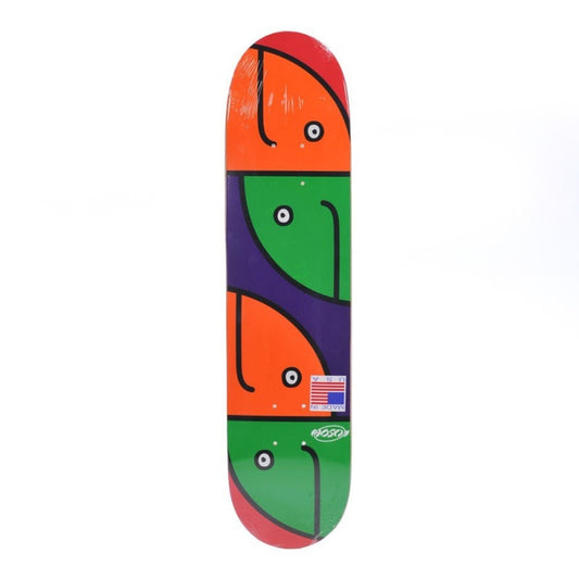 HOSOI GONZ FISH HEAD MINI ORANGE/VERT 7.125" - PLATEAU DE SKATEBOARD