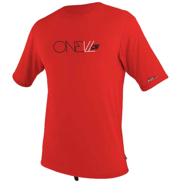 O'NEILL Protection UV Youth Skins S/S Rash Tee Rouge