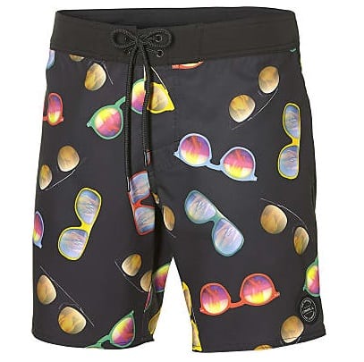 O'NEILL PM MID FREAK ART BOARDSHORT Noir AOP - 32