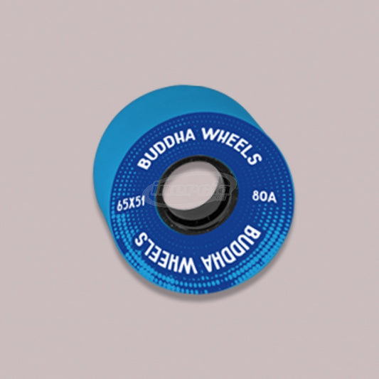 BUDDHA Wheels 65mm 80a (x4) - Blue